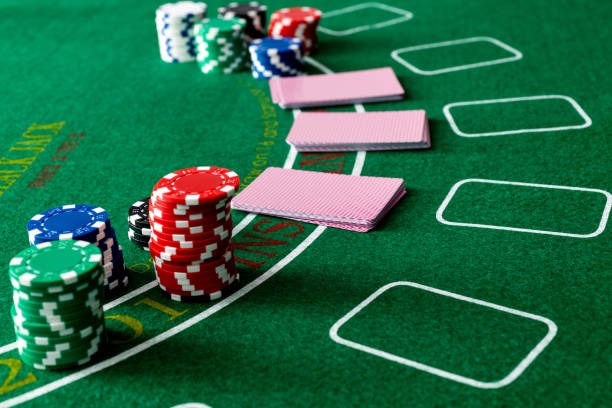 Baccarat table layout and betting positions